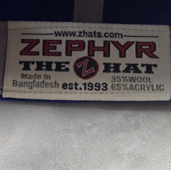 Air Force Logo Blue Cap with adjustable strap. - Picture 6 of 7